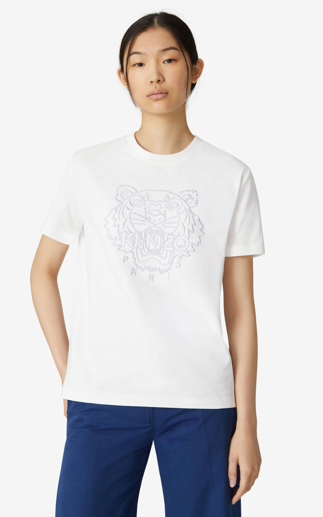 Camisetas Kenzo Loose Tiger Mujer Blancas - SKU.3194865